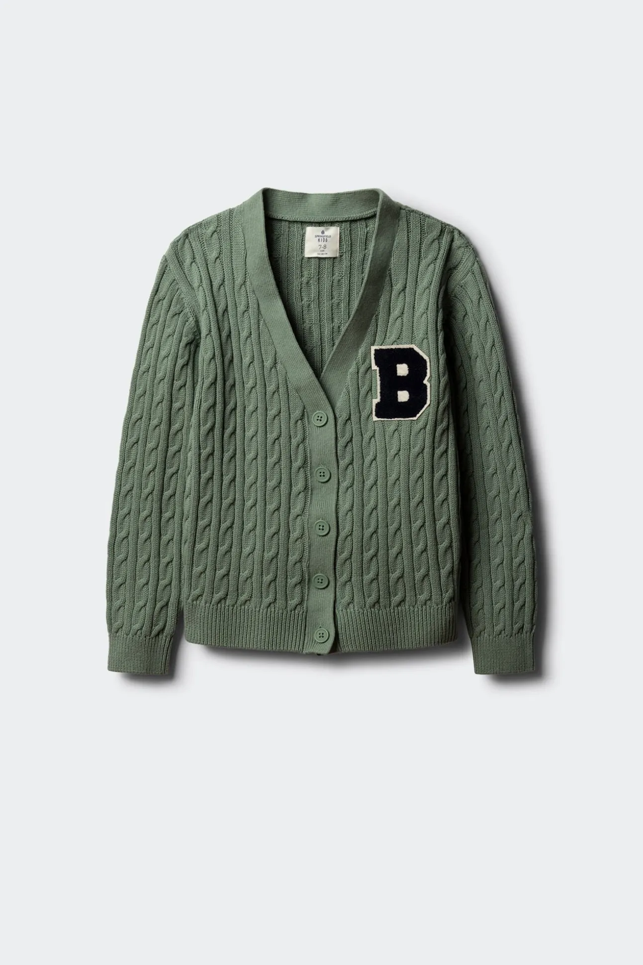 Cardigan universitário feminino