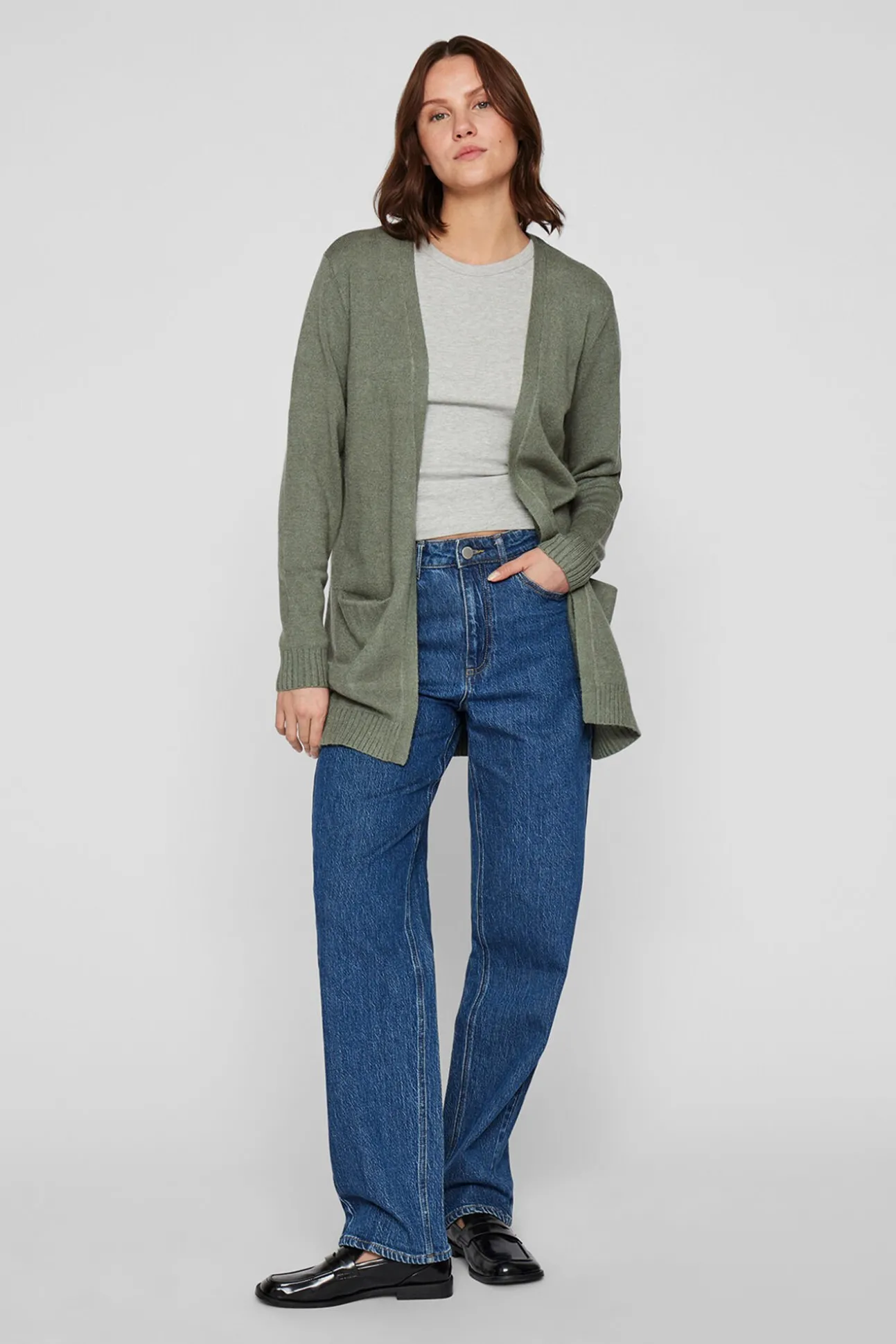 Casaco cardigan de malha