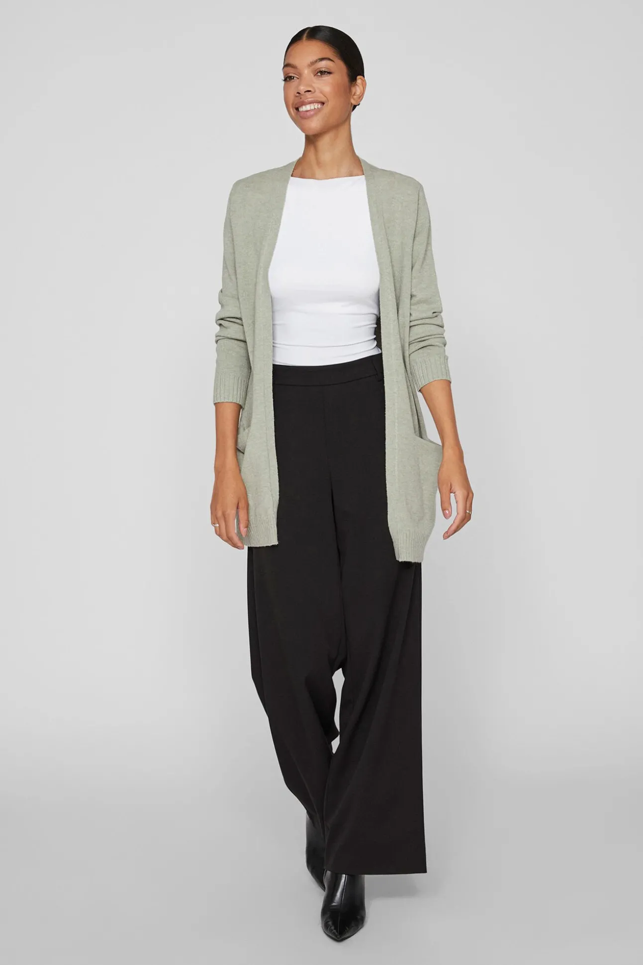Casaco cardigan de malha