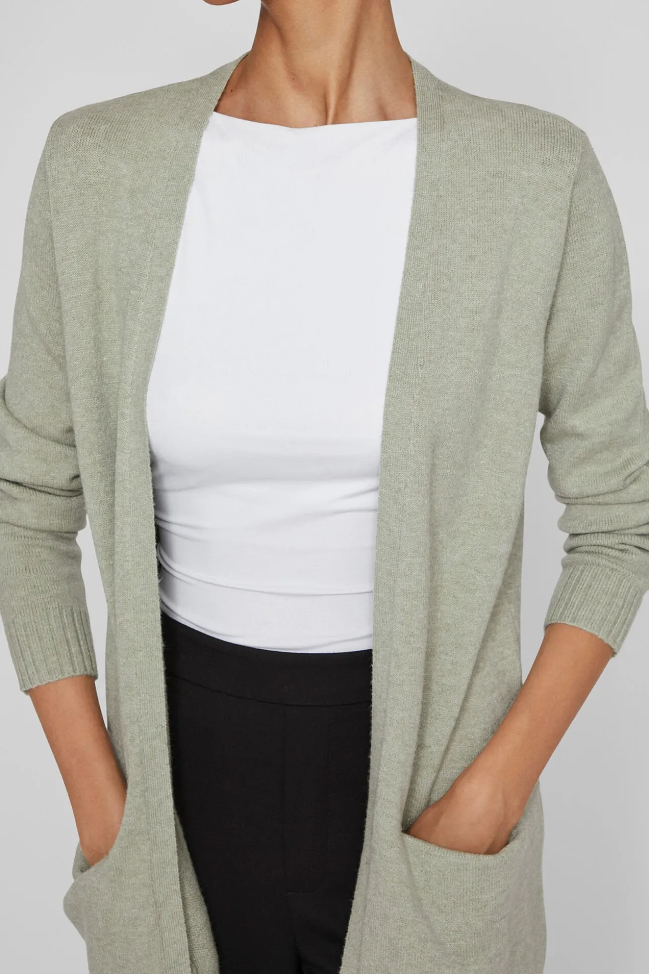 Casaco cardigan de malha