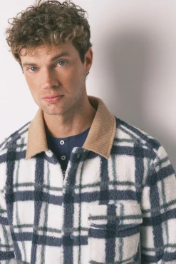 Casaco curto/ robe masculino de pelo