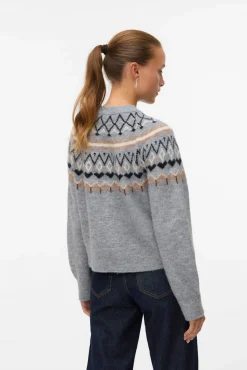 Casaco de malha de malha