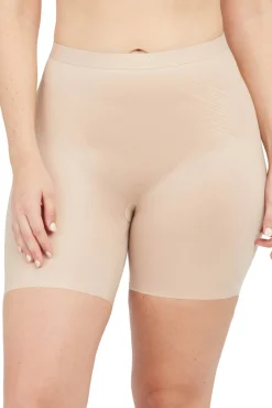 Cinta modelante até à cintura com perna curta