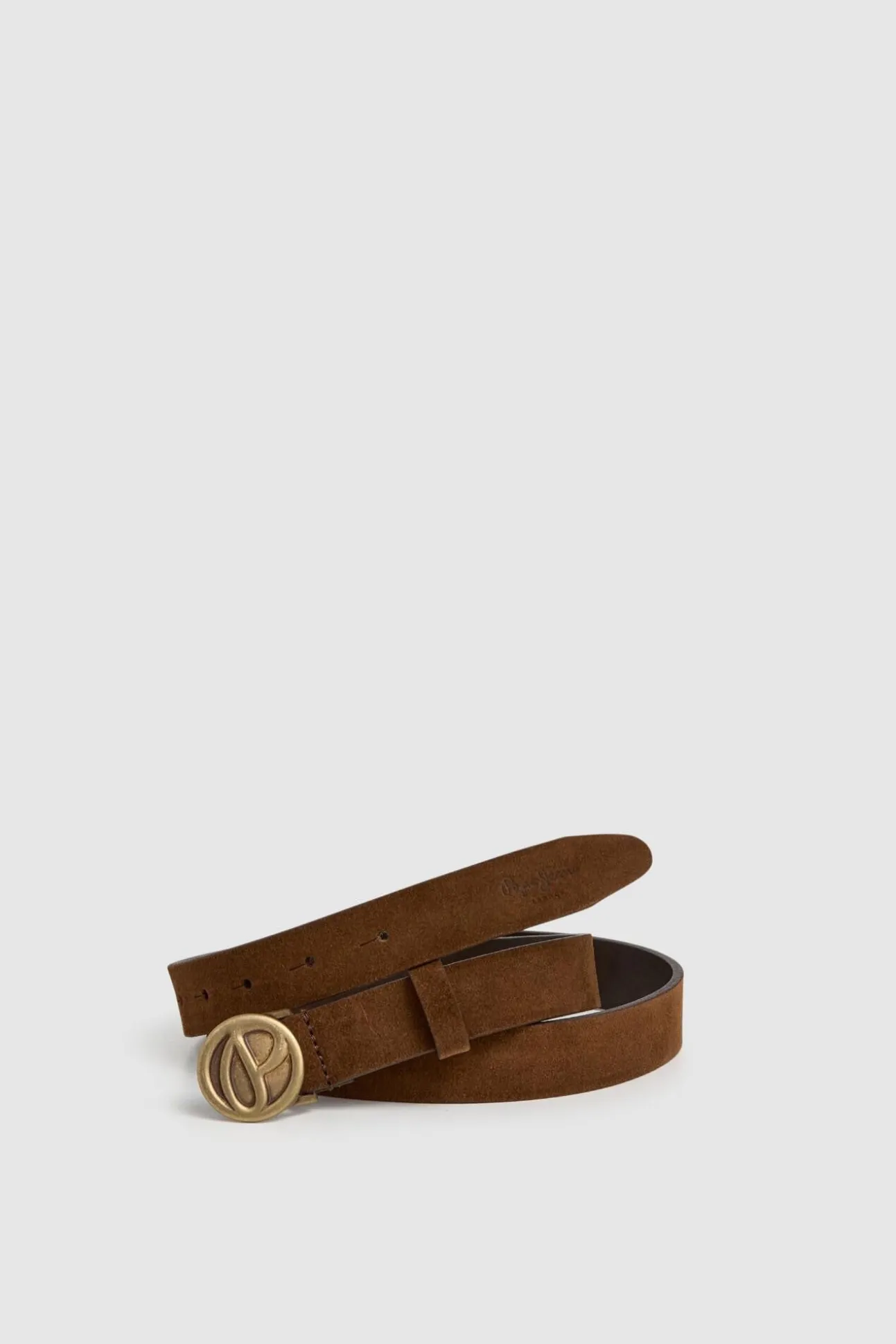 Cinto de Camurça com fivela circular