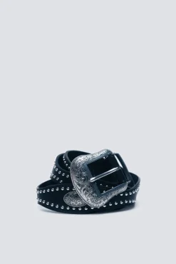 Cinto de cowboy cravejado