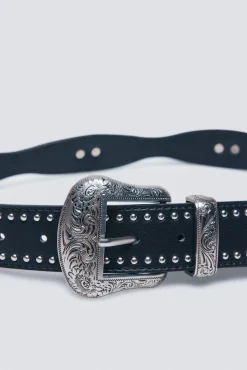 Cinto de cowboy cravejado