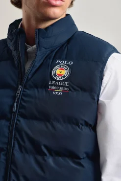 Colete acolchoado azul marinho modelo Spain Shield