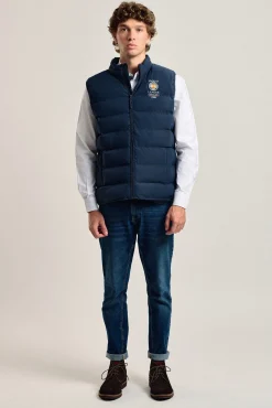 Colete acolchoado azul marinho modelo Spain Shield