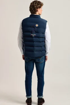 Colete acolchoado azul marinho modelo Spain Shield