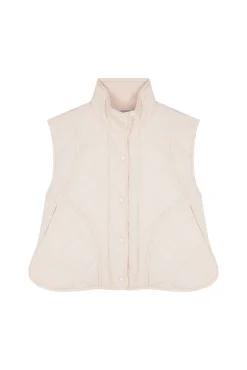 Colete acolchoado branco