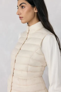 Colete peplum curto