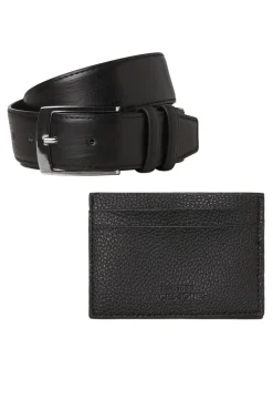 Conjunto de cinto e porta-cartões