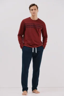 Conjunto de pijama de malha polar