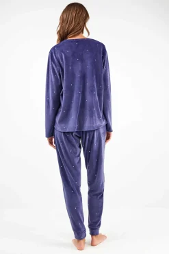 Conjunto de pijama de polar elástica