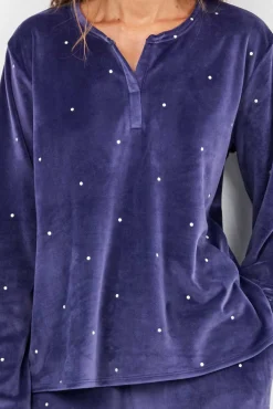 Conjunto de pijama de polar elástica