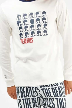 Conjunto de pijama malha dos Beatles
