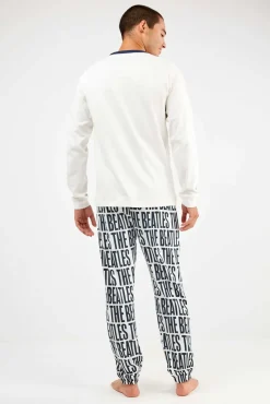 Conjunto de pijama malha dos Beatles