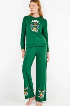 Conjunto de sweatshirt e calça Frida Kahlo