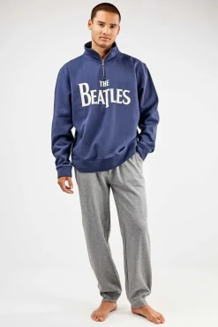 Conjunto masculino dos Beatles com interior de pelúcia escovada