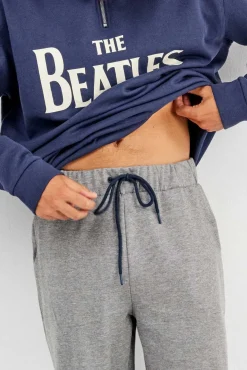 Conjunto masculino dos Beatles com interior de pelúcia escovada