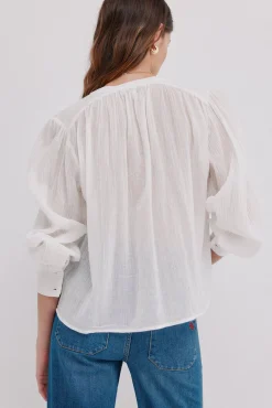 Cosima. Blusa bordada floral