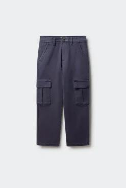 Criança de carga calças chino