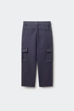 Criança de carga calças chino