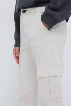 Criança de carga calças chino