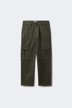 Criança de carga calças chino