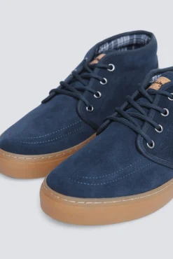 Croute casual de botim e couro