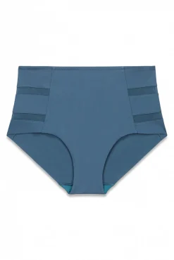 Cueca alta clássica em microfibra verde