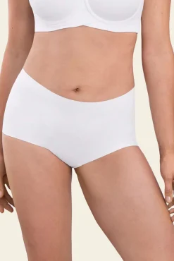 Cueca boxer de cintura alta com efeito invisível