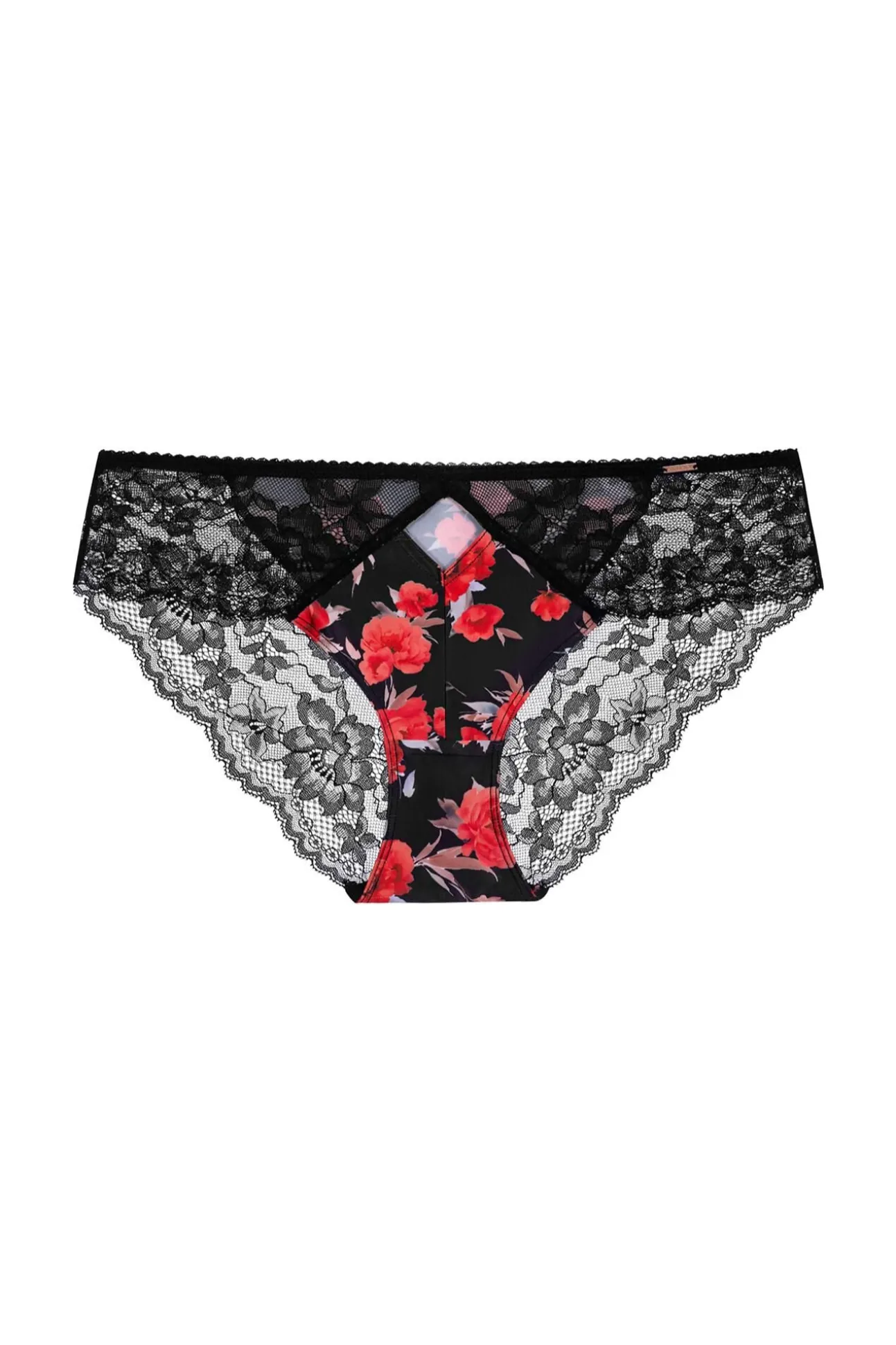 Cueca clássica hipster floral Anahi