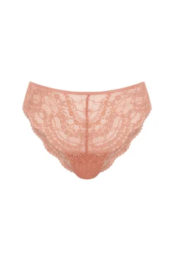 Cueca de renda laranja clássica