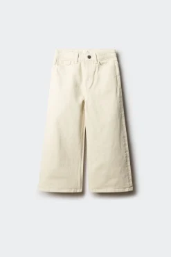 denim jeans culotte para meninas