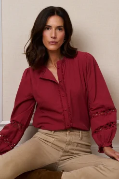 Detalhes da blusa Adela