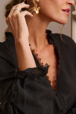 Detalhes da camisa Elisa