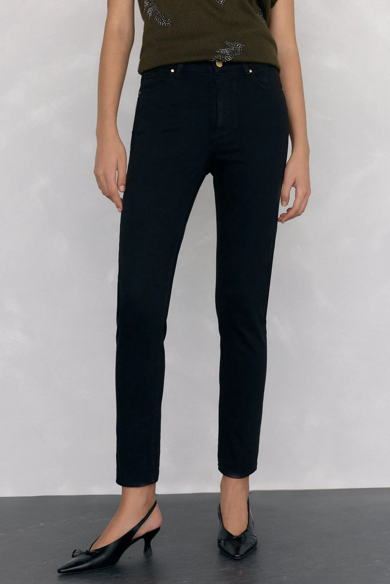 empurrar jeans