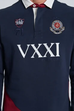 Escudo azul marinho Rugby Valecuatro