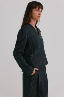 Estela. Blazer riscas