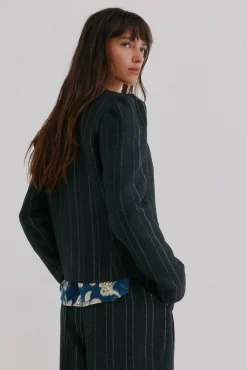 Estela. Blazer riscas