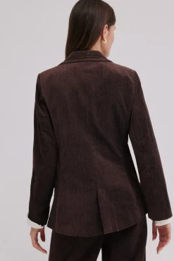 Esther. Blazer de veludo cotelê
