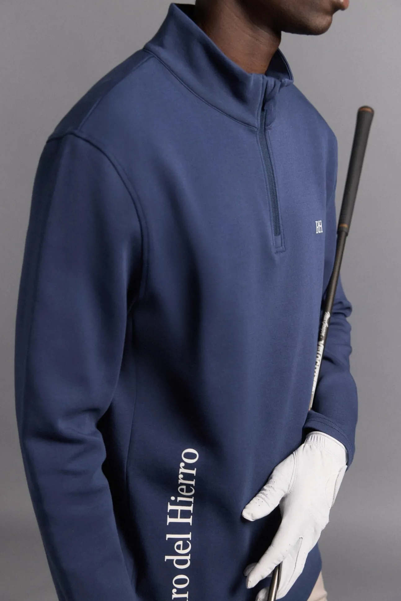 fecho-éclair com Sweatshirt para golfe