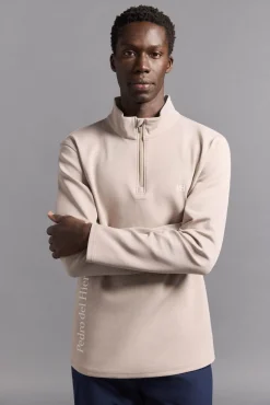 fecho-éclair com Sweatshirt para golfe
