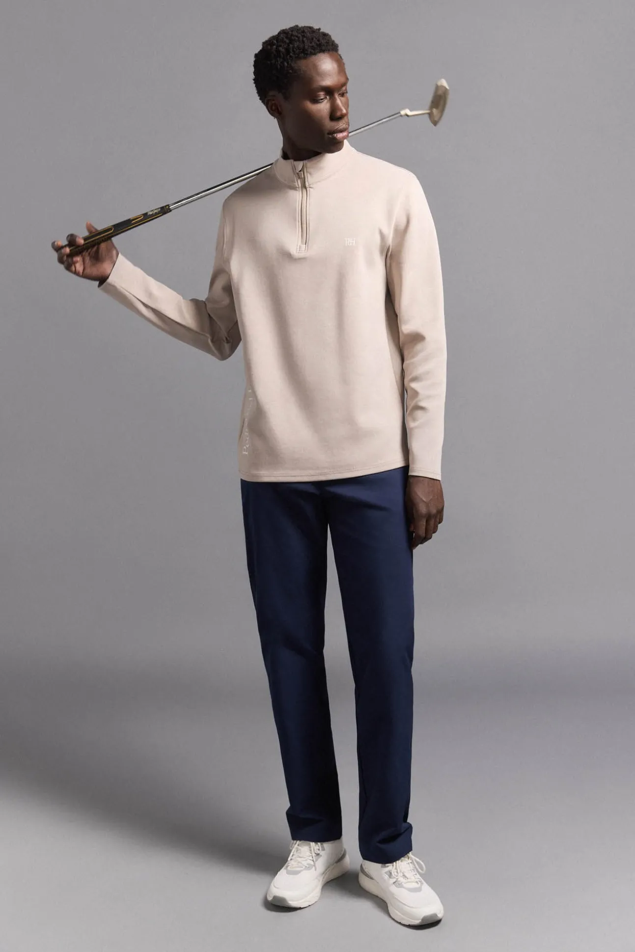 fecho-éclair com Sweatshirt para golfe