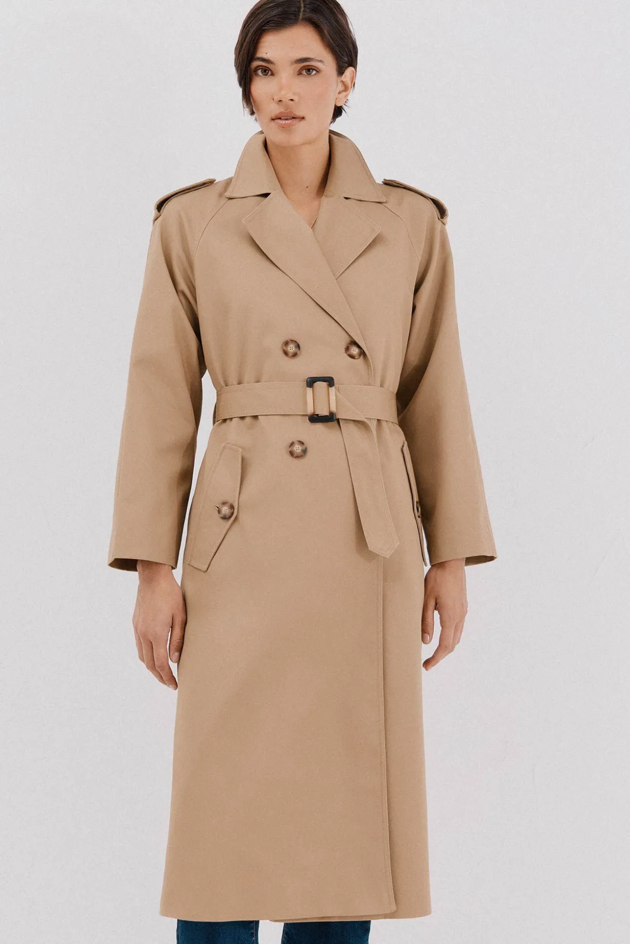 Gabardina comprida