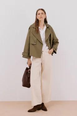 Gabardina curta