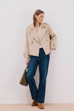 Gabardina curta