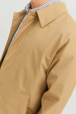 Gabardine com gola italiana