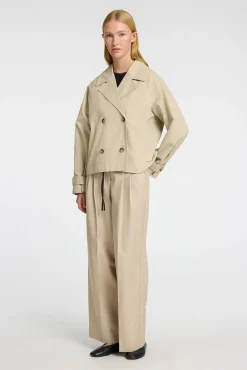 Gabardine curto 100% algodão